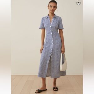 Reformation Marianne Linen Dress Size 8